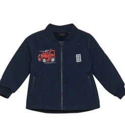 Termotøj|LEGO® Wear LEGO® DUPLO Termojakke m. Fleece - LWJeri 200 - Dark Navy m. Tra