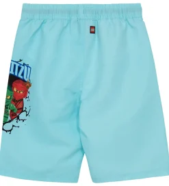 Badetøj|LEGO® Wear LEGO® Ninjago Badeshorts - LwAgan 302 - UV40+ - Mint m. Print