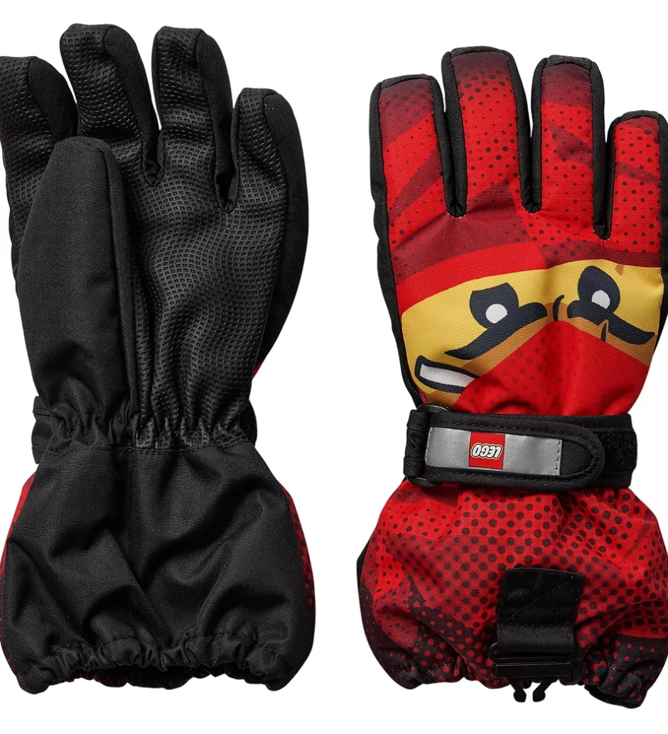 Handsker Og Luffer|LEGO® Wear LEGO® Ninjago Handsker - LWAgan 807 - Tex - Rød