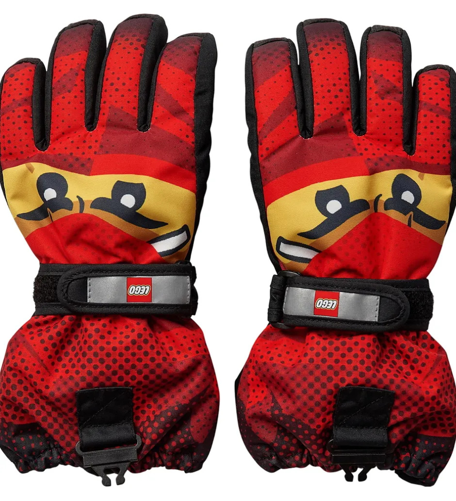Handsker Og Luffer|LEGO® Wear LEGO® Ninjago Handsker - LWAgan 807 - Tex - Rød