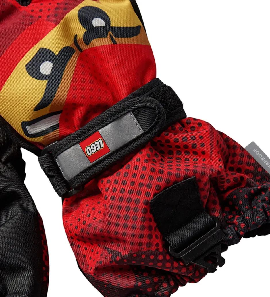 Handsker Og Luffer|LEGO® Wear LEGO® Ninjago Handsker - LWAgan 807 - Tex - Rød
