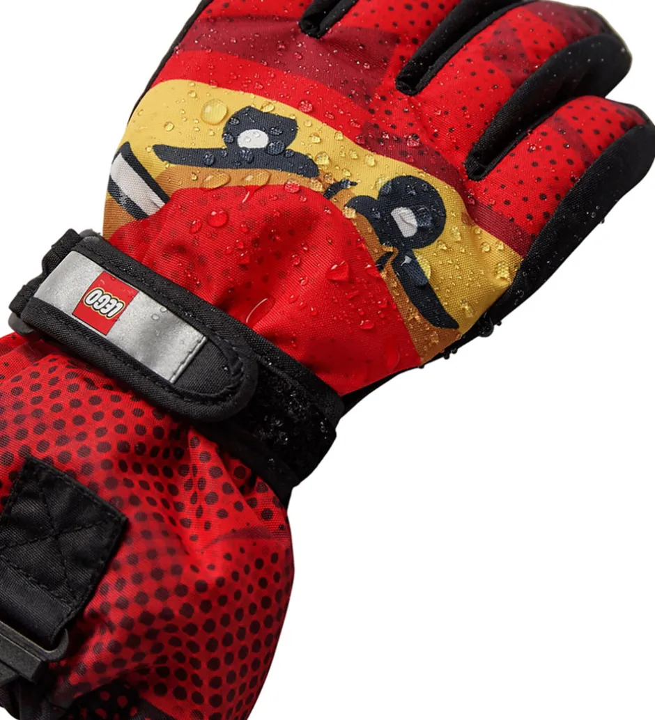 Handsker Og Luffer|LEGO® Wear LEGO® Ninjago Handsker - LWAgan 807 - Tex - Rød