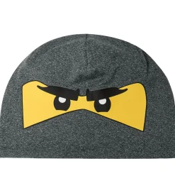 Huer Og Hatte|LEGO® Wear LEGO® Ninjago Hue - LWAgan 808 - Grey Melange m. Ninja