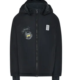 Vinterjakker|LEGO® Wear LEGO® Ninjago Vinterjakke - LWJesse 607 - Sort m. Print