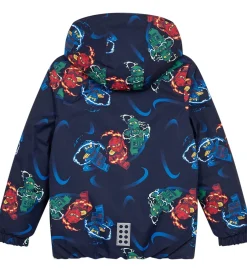 Vinterjakker|LEGO® Wear LEGO® Ninjago Vinterjakke - LWJaz 712 - Navy m. Ninjaer