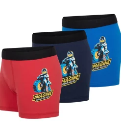 Undertøj|LEGO® Wear City Boxershorts - 3-pak - LwaGan - Blå/Rød