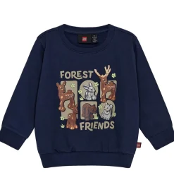 Sweatshirts|LEGO® Wear Duplo Sweatshirt - Mørkeblå m. Dyr