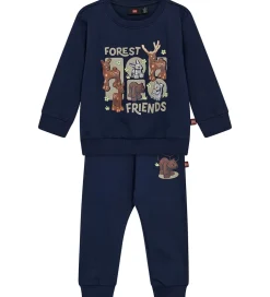 Sweatshirts|LEGO® Wear Duplo Sweatsæt - LwSanyu - Mørkeblå m. Dyr