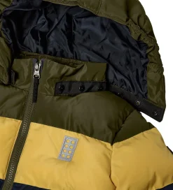 Overgangsjakker|Dunjakker Og Dynejakker|LEGO® Wear Dynejakke - LWJipe 705 - Yellow/Navy/Army