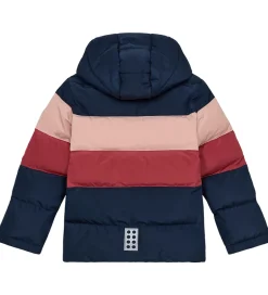 Overgangsjakker|Dunjakker Og Dynejakker|LEGO® Wear Dynejakke - LWJipe 705 - Navy/Dark Rose/Rose/