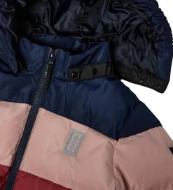 Overgangsjakker|Dunjakker Og Dynejakker|LEGO® Wear Dynejakke - LWJipe 705 - Navy/Dark Rose/Rose/