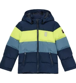 Overgangsjakker|Dunjakker Og Dynejakker|LEGO® Wear Dynejakke - LWJipe 705 - Navy/Blå/Gul