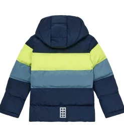 Overgangsjakker|Dunjakker Og Dynejakker|LEGO® Wear Dynejakke - LWJipe 705 - Navy/Blå/Gul