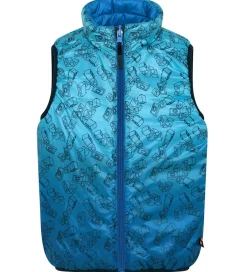 Veste|Dunveste Og Dyneveste|LEGO® Wear Dynevest - Vendbar - LWJesse 203 - Blå/Lyseblå m. Pri