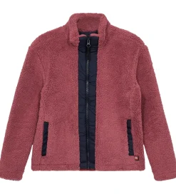 Fleece|LEGO® Wear Fleccejakke - Teddy - LWSaku 206 - Mørk Rosa