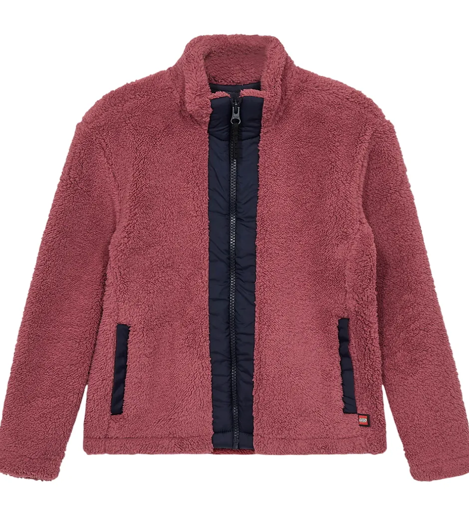 Fleece|LEGO® Wear Fleccejakke - Teddy - LWSaku 206 - Mørk Rosa