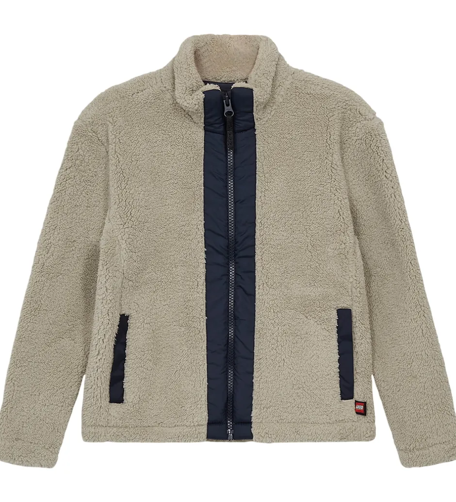 Fleece|LEGO® Wear Fleecejakke - Teddy - LWSaku 206 - Beige