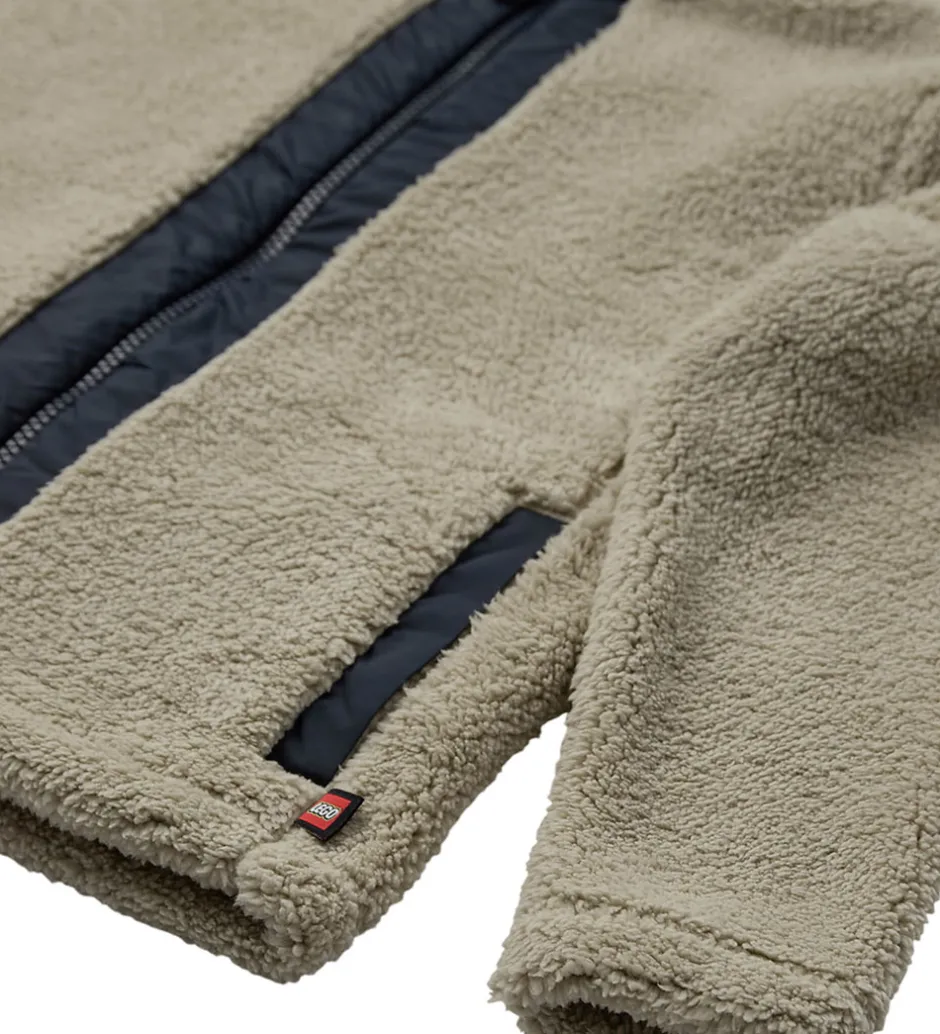 Fleece|LEGO® Wear Fleecejakke - Teddy - LWSaku 206 - Beige