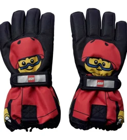 Handsker Og Luffer|LEGO® Wear Handsker - LWAgan 811 - Sort/Rød