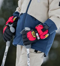 Handsker Og Luffer|LEGO® Wear Handsker - LWAgan 811 - Sort/Rød