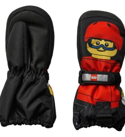 Handsker Og Luffer|LEGO® Wear Luffer - LWAgan 812 - Sort/Rød