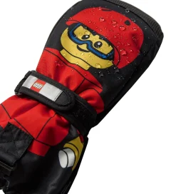 Handsker Og Luffer|LEGO® Wear Luffer - LWAgan 812 - Sort/Rød