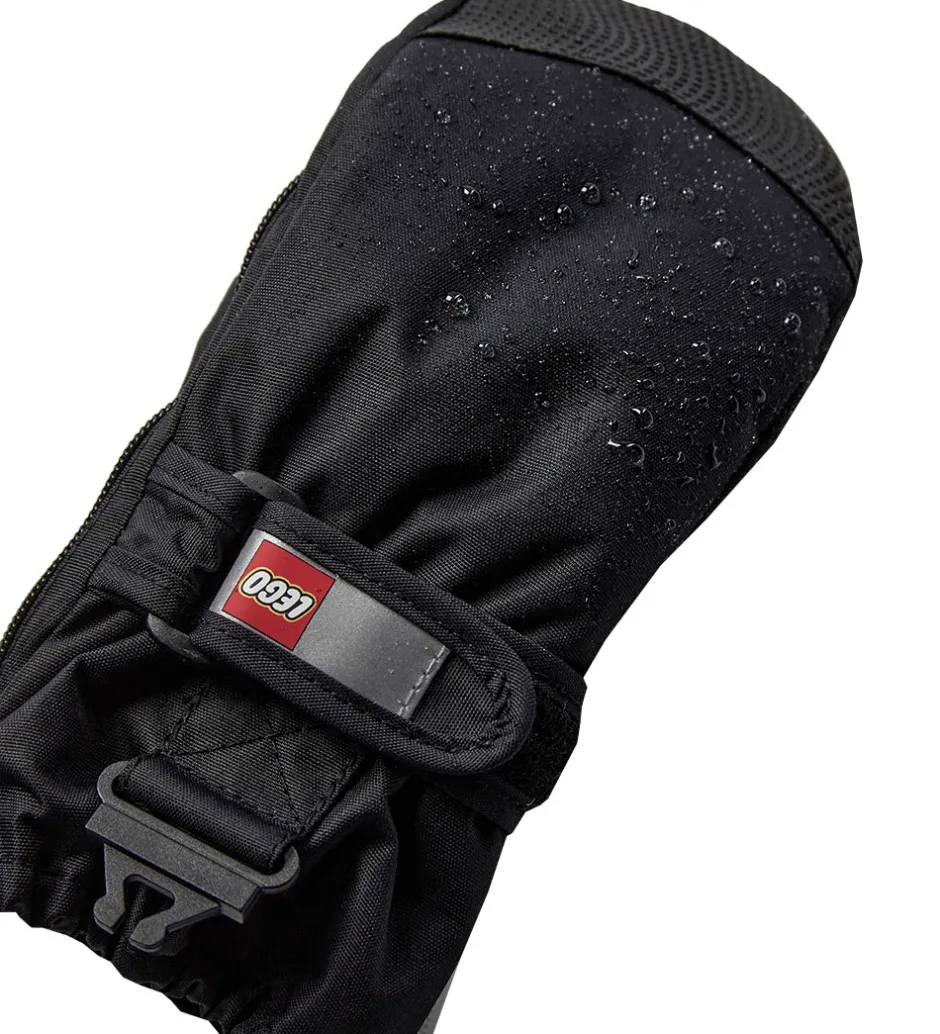 Handsker Og Luffer|LEGO® Wear Luffer m. Lynlås - LWAripo 703 - Sort