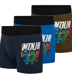 Undertøj|LEGO® Wear Ninjago Boxershorts - 3-pak - LwAgan - Blå/Grøn