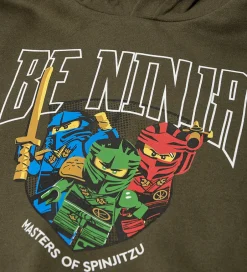 Hættetrøjer|LEGO® Wear Ninjago Hættetrøje - LwsAku - Grøn