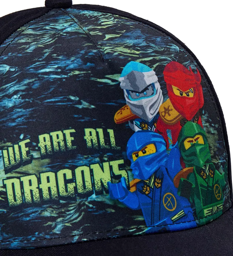 Kasketter|LEGO® Wear Ninjago Kasket - LwAgan - Black