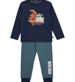 Nattøj|LEGO® Wear Ninjago Nattøj - 2-Delt - LwAgan - Glow In The Dark