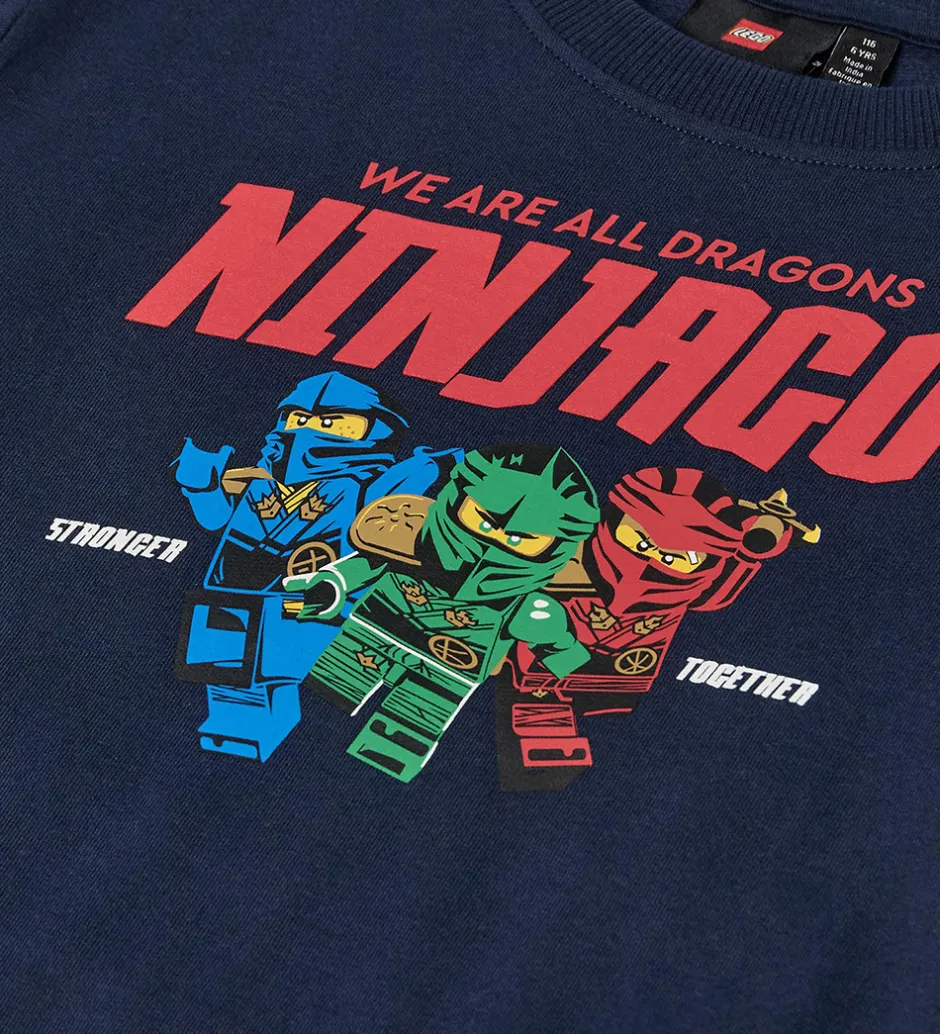 Sweatshirts|LEGO® Wear Ninjago Sweatshirt - LwSaku - Mørkeblå
