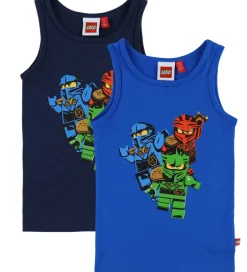 Undertøj|LEGO® Wear Ninjago Undertrøjer - 2-pak - LwaGan - Blå