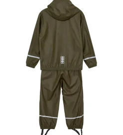 Regntøj|LEGO® Wear Regntøj - PU - LWJori 200 - Dark Khaki