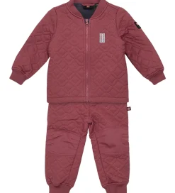 Termotøj|LEGO® Wear Termotøj m. Fleece - Quiltet - LWSaku 612 - Mørk Rosa