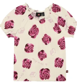 T-Shirts|LEGO® Wear T-shirt - LwtAja - Hvid m. Roser