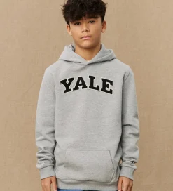 Hættetrøjer|Les Deux Hættetrøje - Yale - Lys Grå Meleret/Sort