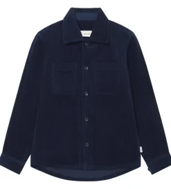 Skjorter|Les Deux Skjorte - Fløjl - Kody - Dark Navy