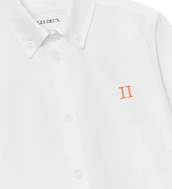 Skjorter|Les Deux Skjorte - Konrad Contrast Oxford - Hvid