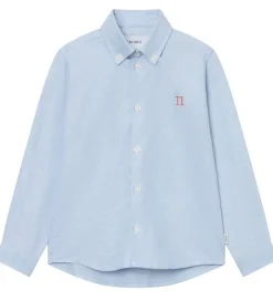 Skjorter|Les Deux Skjorte - Konrad Contrast Oxford - Light Blue