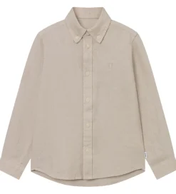 Skjorter|Les Deux Skjorte - Kristian Linen - Light Sand