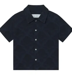 Skjorter|Les Deux Skjorte - Lesley Flower Tile - Navy/Dark Navy