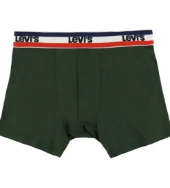Undertøj|Levis Boxershorts - 3-pak - Rød/Sort/Grøn