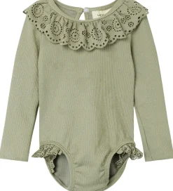 Badetøj|Lil Atelier Lil' Atelier Badedragt - Rib - NbfFola - Forst Fog