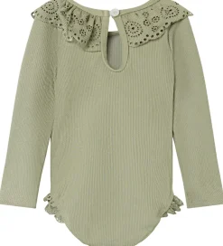 Badetøj|Lil Atelier Lil' Atelier Badedragt - Rib - NbfFola - Forst Fog