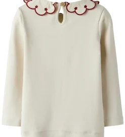 Bluser|Lil Atelier Bluse - NmfFundo - Turtledove/ Red Dahila