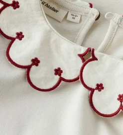 Bluser|Lil Atelier Bluse - NmfFundo - Turtledove/ Red Dahila