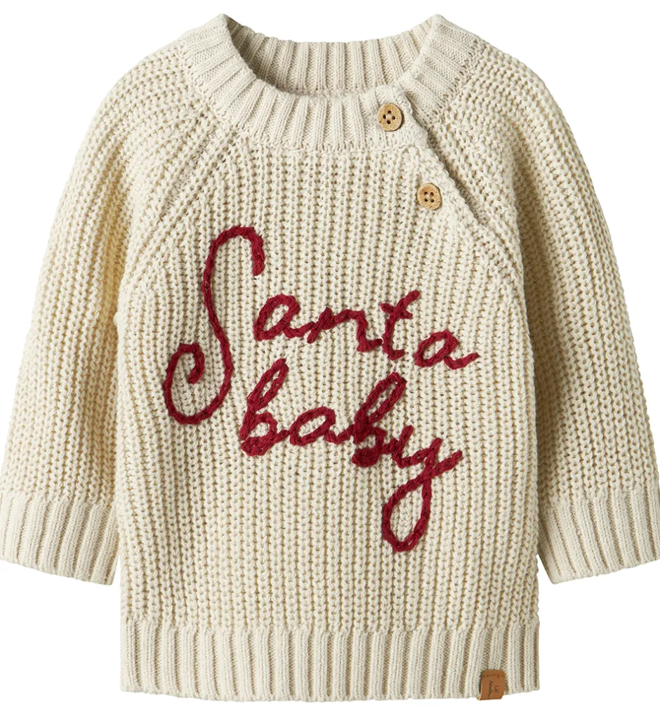 Juletøj|Lil Atelier Lil' Atelier Bluse - Strik - NbnEmlen - Turtledove