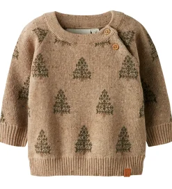 Juletøj|Lil Atelier Lil' Atelier Bluse - Strik - NbnGalto - Oxford Tan