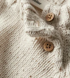 Bluser|Unisex-Tøj|Lil Atelier Bluse - Strik - Nistret - NbnGalto - Turtledove